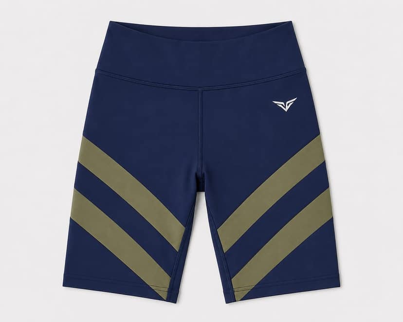 Shorts With Contrast Stripes