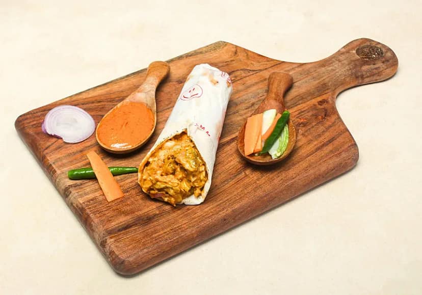 New Spicy Chicken Shawarma Roll