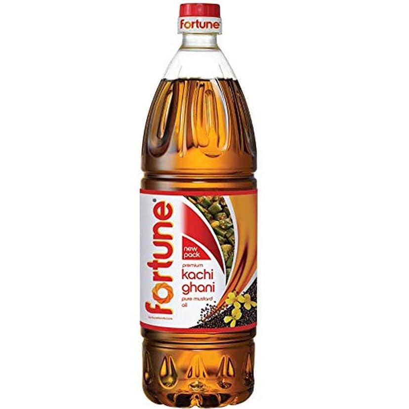 Fortune Premium Kachi Ghani Pure Mustard Oil, 500 Ml