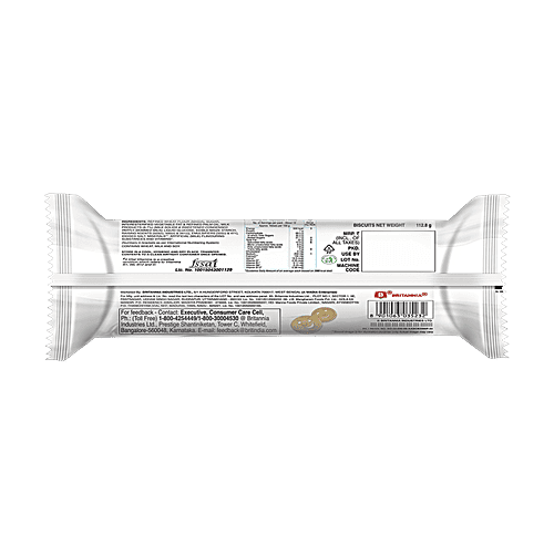 Britannia Milk Bikis - Milk Cream Biscuits, Essential Nutrients, Teatime Snack, 100 g