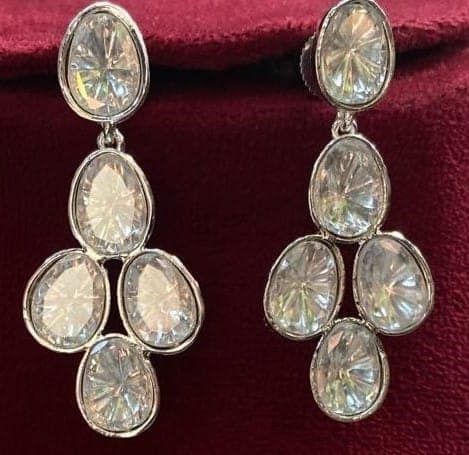 Stunning Cubic Zirconia Bridal Necklace and Earrings Set view 2