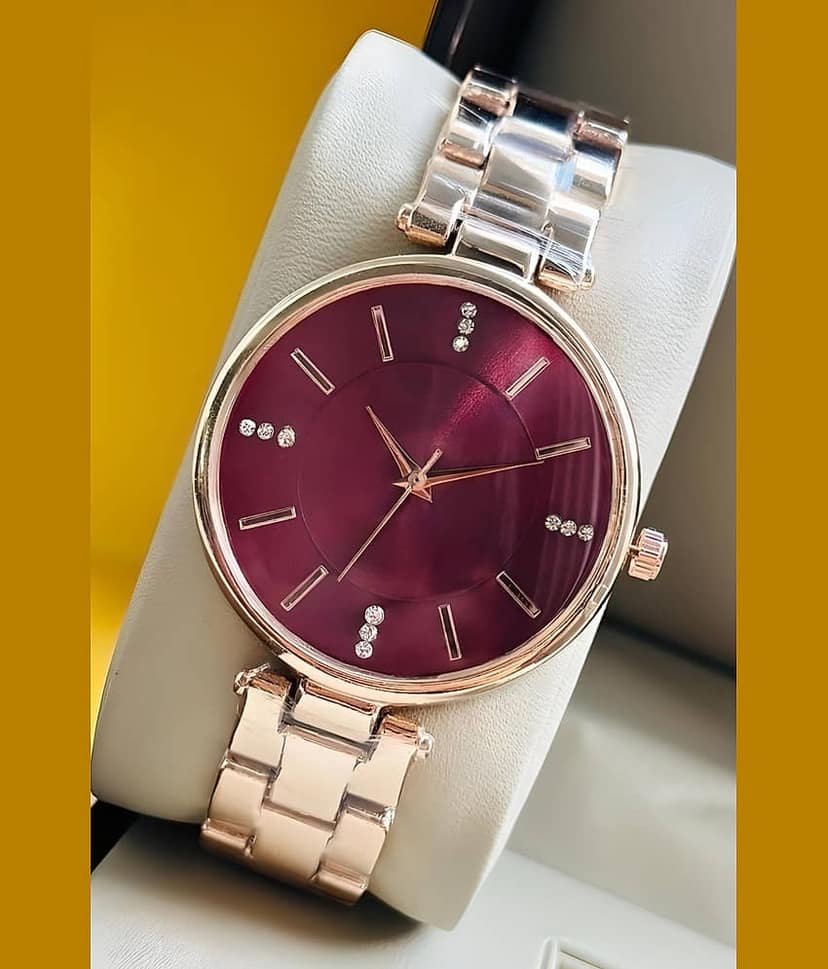 Trex Rose Gold Stainless Steel Analog Womens Watch view 2