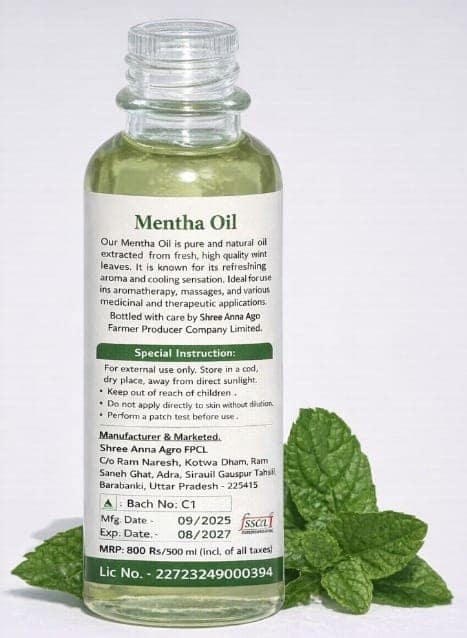 Mentha Oil - 500 ml view 2