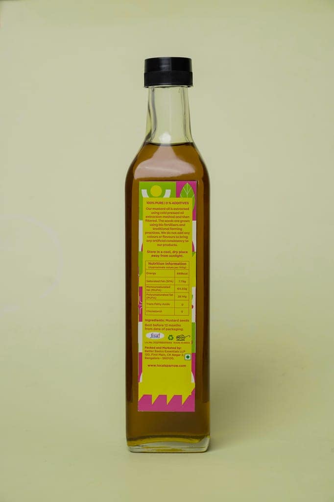 Local Sparrow Cold Pressed Mustard Oil view 2