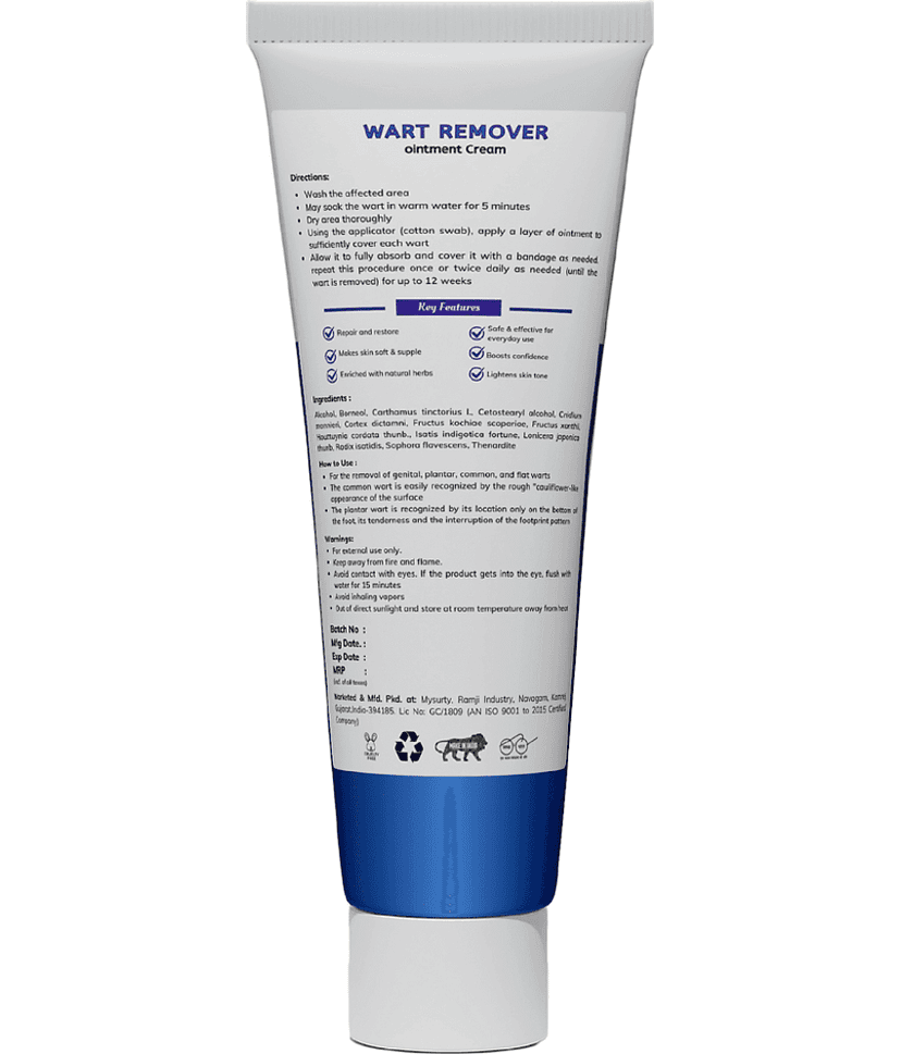Wart Removal Ointment Treatment for Remove Warts Moles & Acne Safely Painless view 2