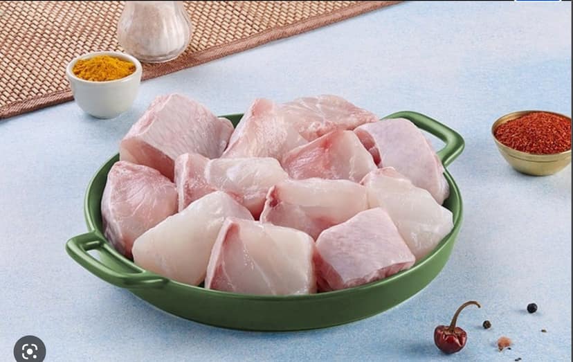 Grouper/Reef Cod/Kalava (0.75kg-2kg) - 0.75kg(Before Cleaning)-Curry Cut view 2