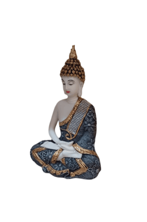 "Meditating Buddha Statue for Home Decor" view 2