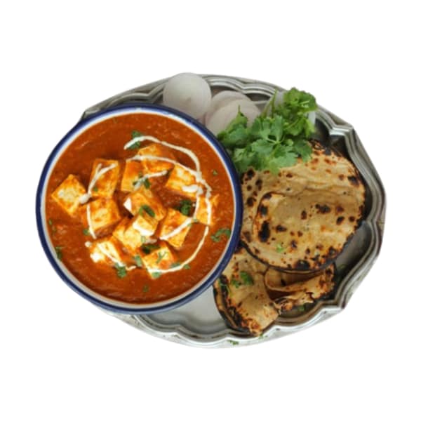 Paneer Naan Thali