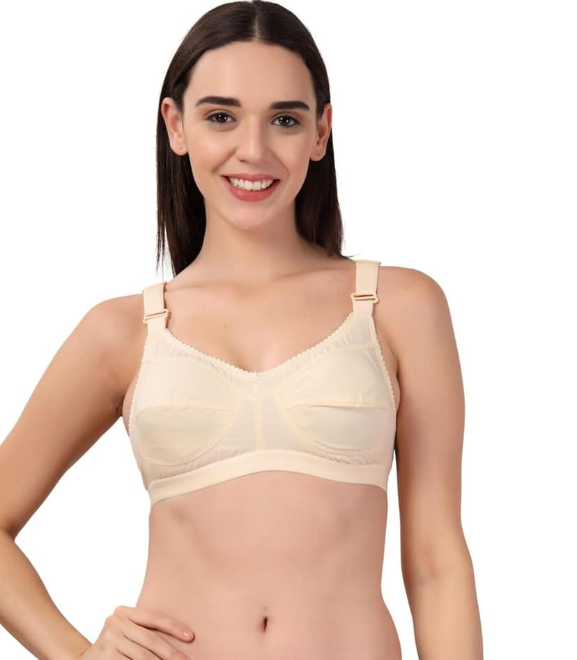 ADORNSTAR Women's Cotton Non-Padded Full Coverage Bra