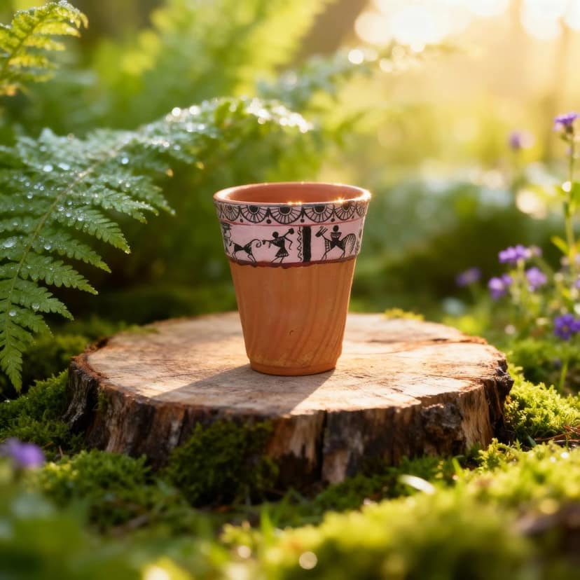 Terracotta Tea Cup view 2