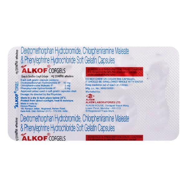 Alkof Cofgels 10 CAP view 2