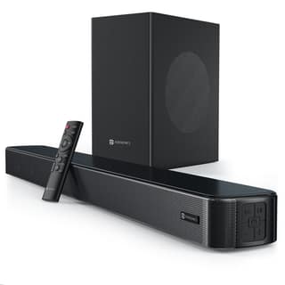 Portronics Spatial Arc 2.1 Channel, 200W Sound Output, Bass/Treble Control, Multiple EQ Mode - Black