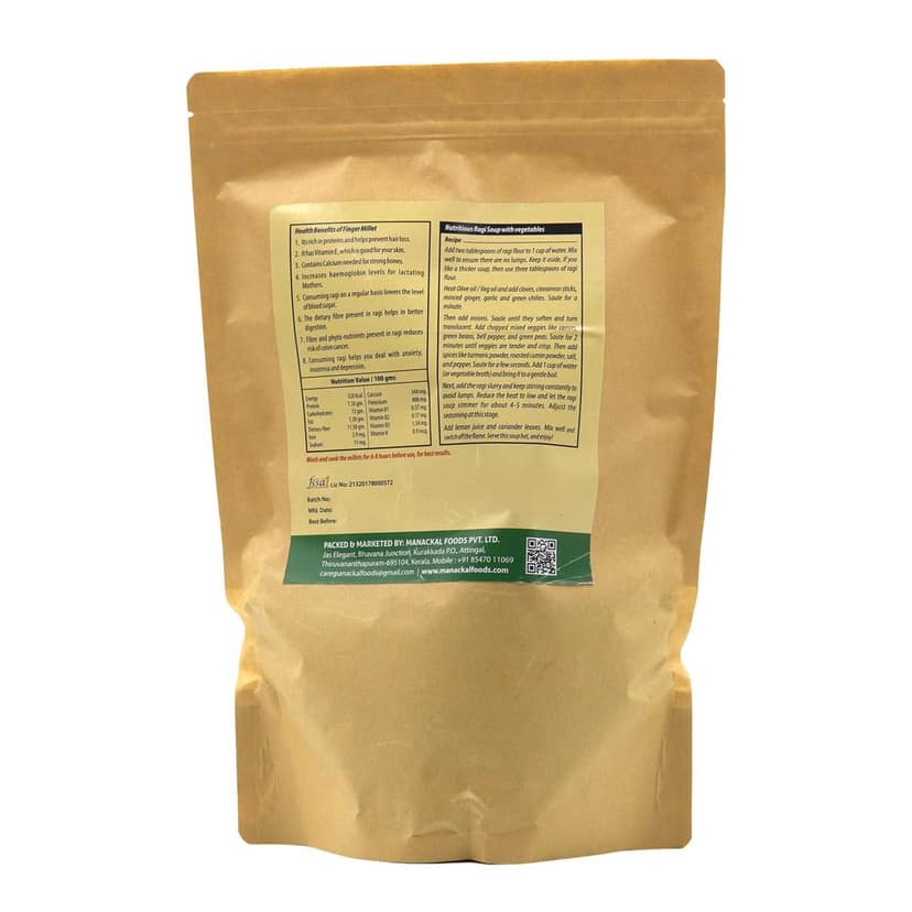 Finger Millet (Ragi) | Whole Grain | Natural & Unpolished | High Calcium Superfood | Gluten-Free | 1kg view 2