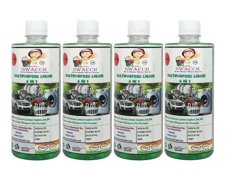 Swacch Multipurpose Liquid 4 IN 1 (500ML) (Pack of 4) view 2