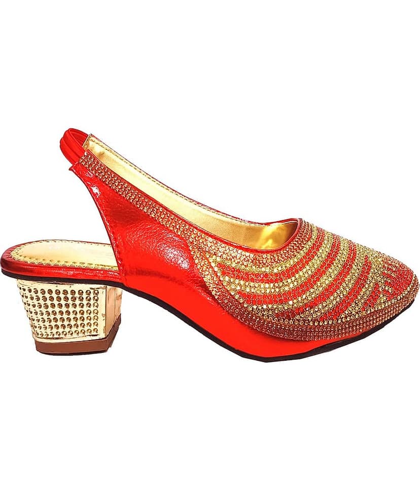 Racecourse - Red Women's Mules Heels view 2