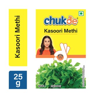Chukde Spices Kasoori Methi/ Dried fenugreek leaves, 25 gm