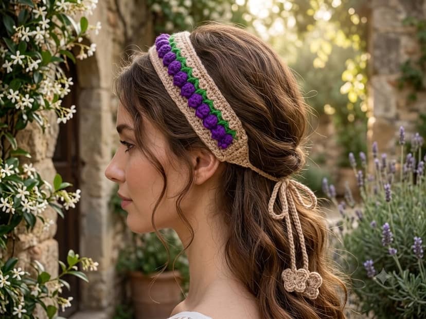 CROSHIA HUT Crochet Hair Band