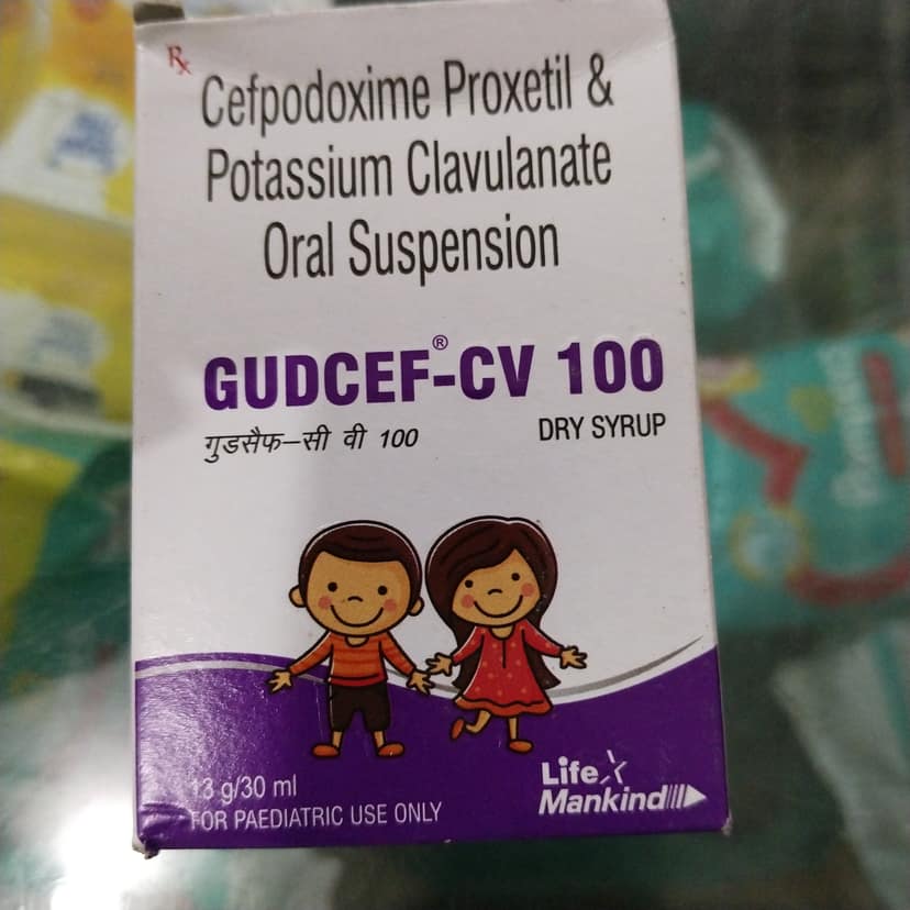 Gudcef cv 100 dry syrup
