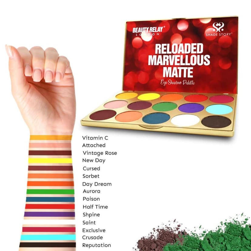 Shade Story Reloaded Marvellous Matte Eye Shadow Palette - 45g view 2
