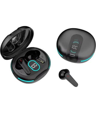 COREGENIX Plus 60 Truly Wireless Earbuds TWS | ENC & High Bass | Upto 40 Hrs Playtime | Bluetooth V5.4 | Quad Mics with AI-ENC | 50ms Low Latency Gaming | Gaming Beast for Android & iOS