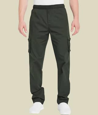 Reoutlook Regular Flat Men's Cargos - Grey ( Pack of 1 )