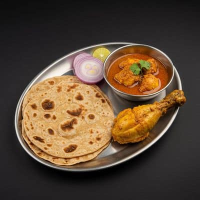 Chapati With Chicken