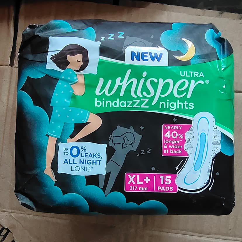 Whisper ultra bindazz nights XL 317mm 15 pads