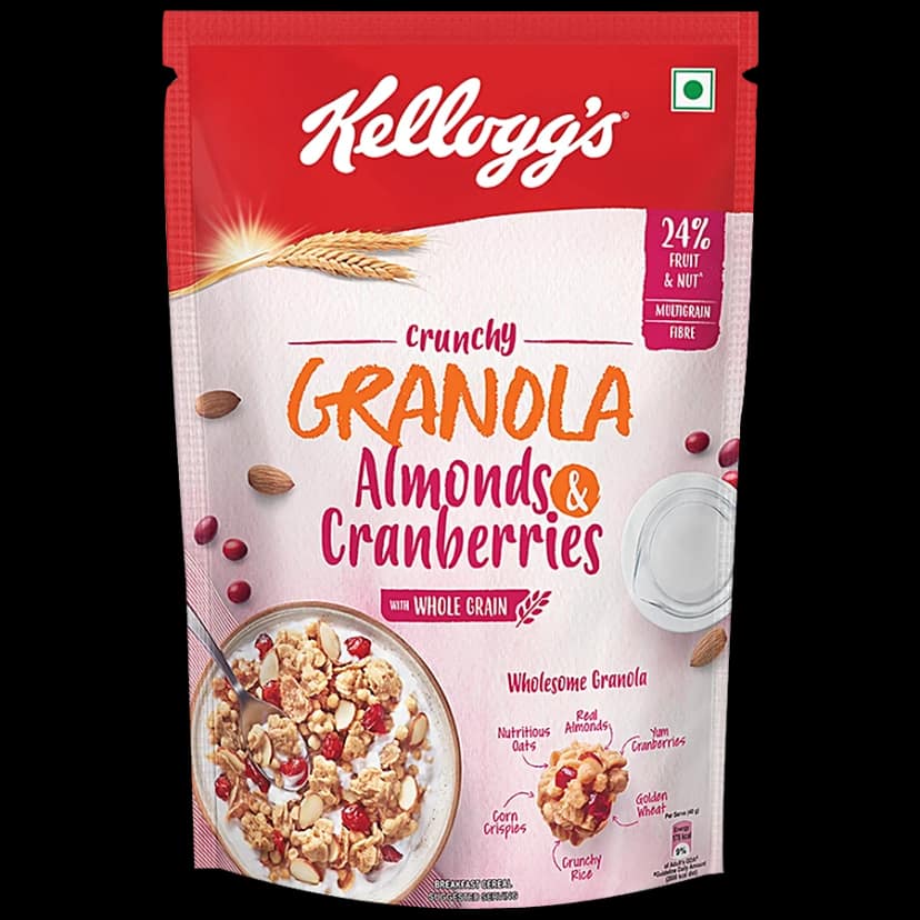 Kelloggs Crunchy Granola Almonds & Cranberries, 460 G