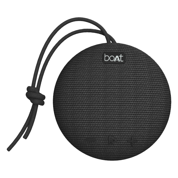 boAt Stone 190 | Wireless Portable Speaker with 52mm Dynamic Driver, Up to 4hrs Nonstop Playback, IPX 6 Water Resistant Black