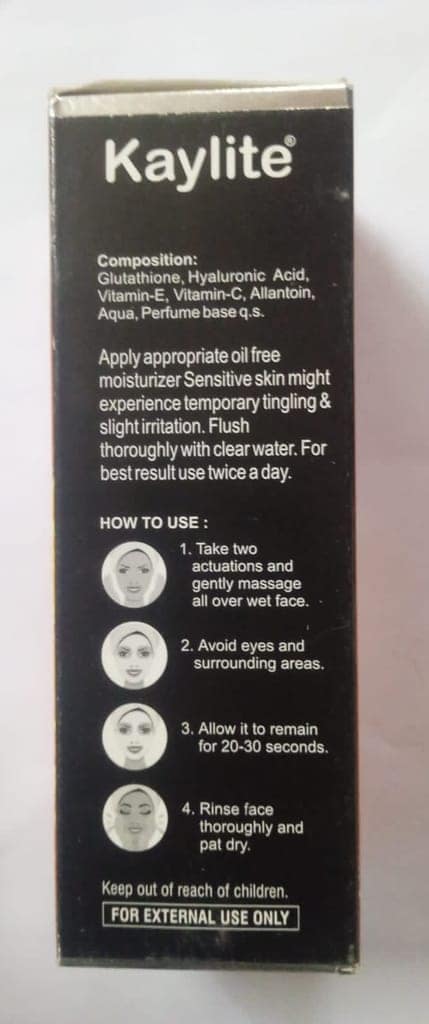 Kaylite Radiance Foaming Face Wash 100ml view 2