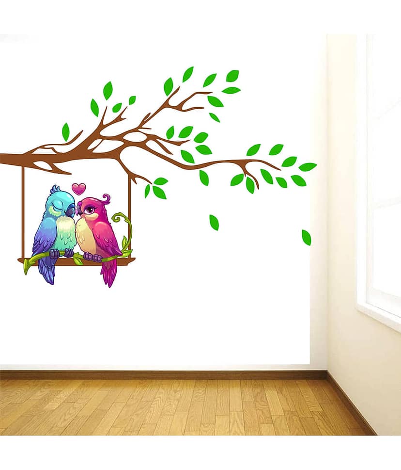 Inkfence Wall Sticker Birds ( 70 x 100 cms ) view 2