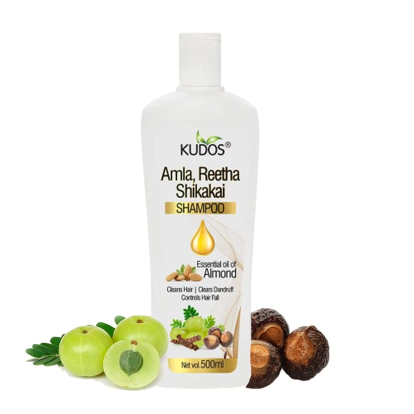 Kudos Amla Reetha Shikakai Shampoo | Hair Therapy Shampoo | 500ml view 2