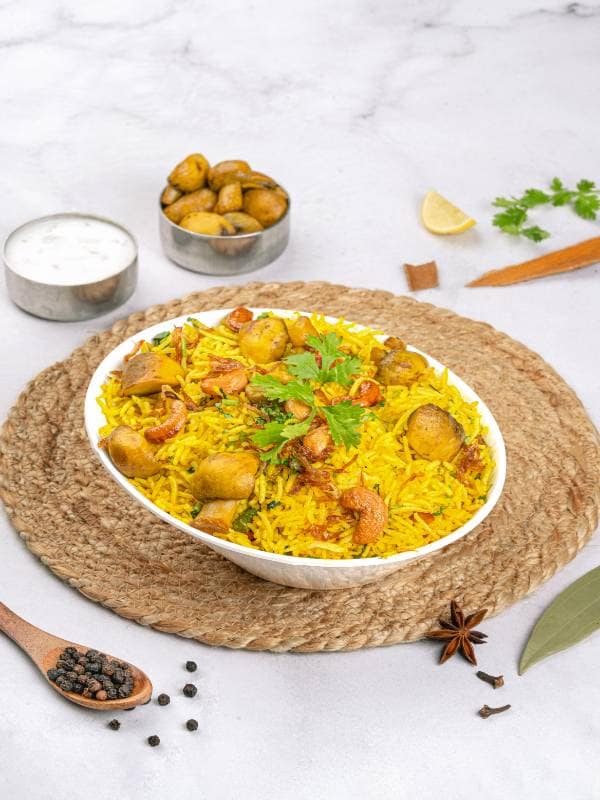 MUSHROOM PULAO