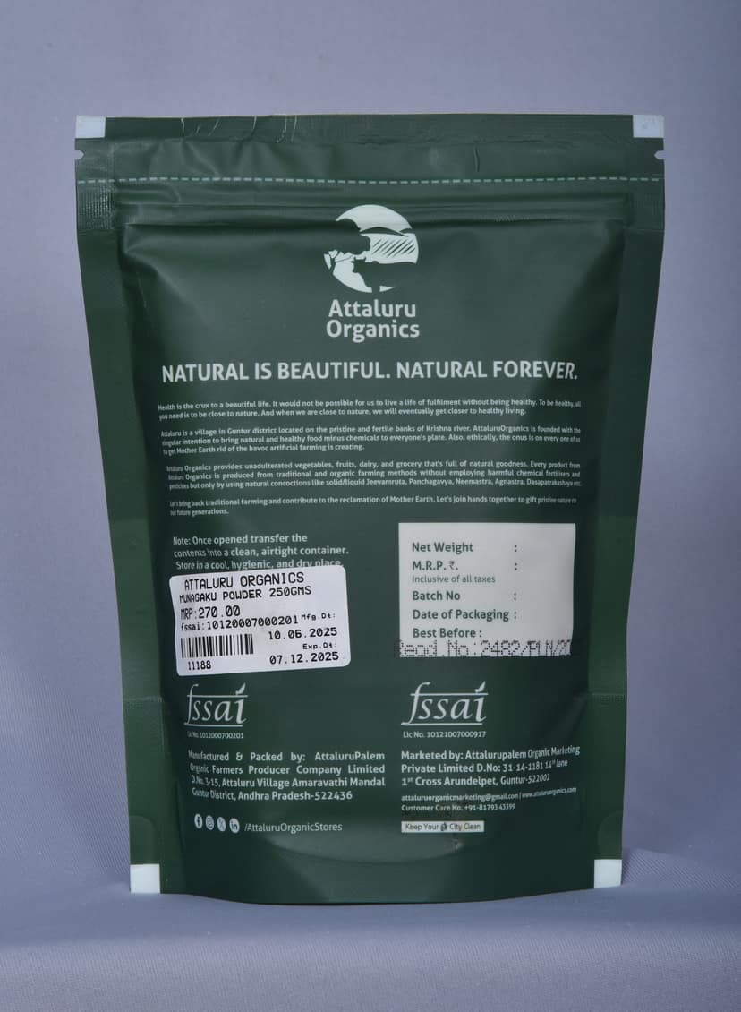 Attaluru Organics Moringa Powder view 2