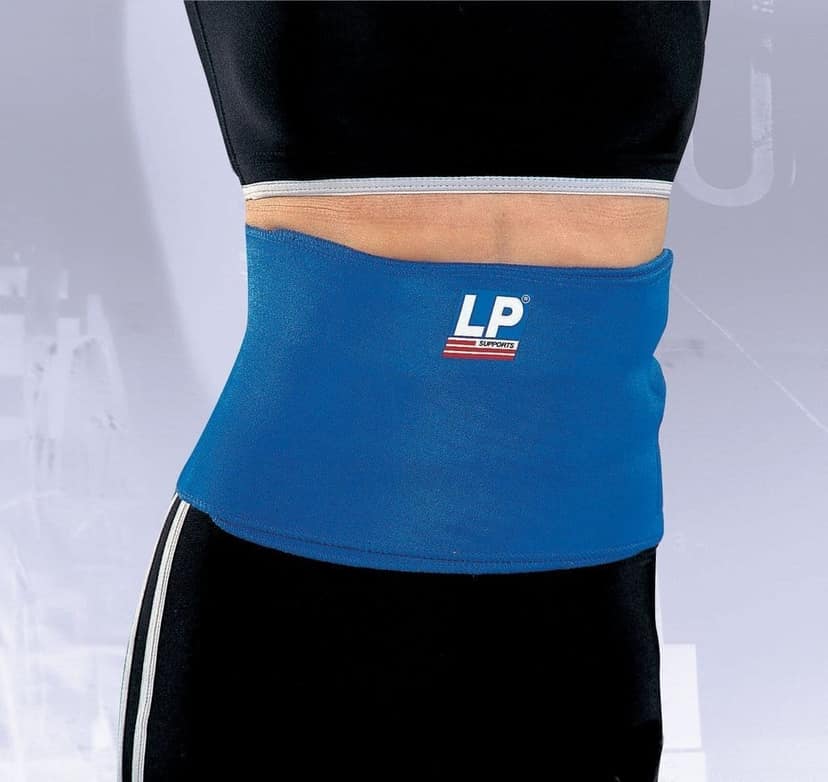 LP Supports 711A Waist Trimmer, Royal Blue - Free Size view 2