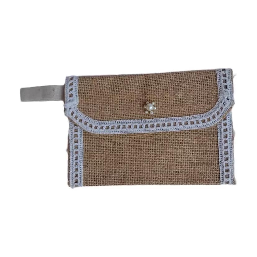 Jute Clutch Bag view 2