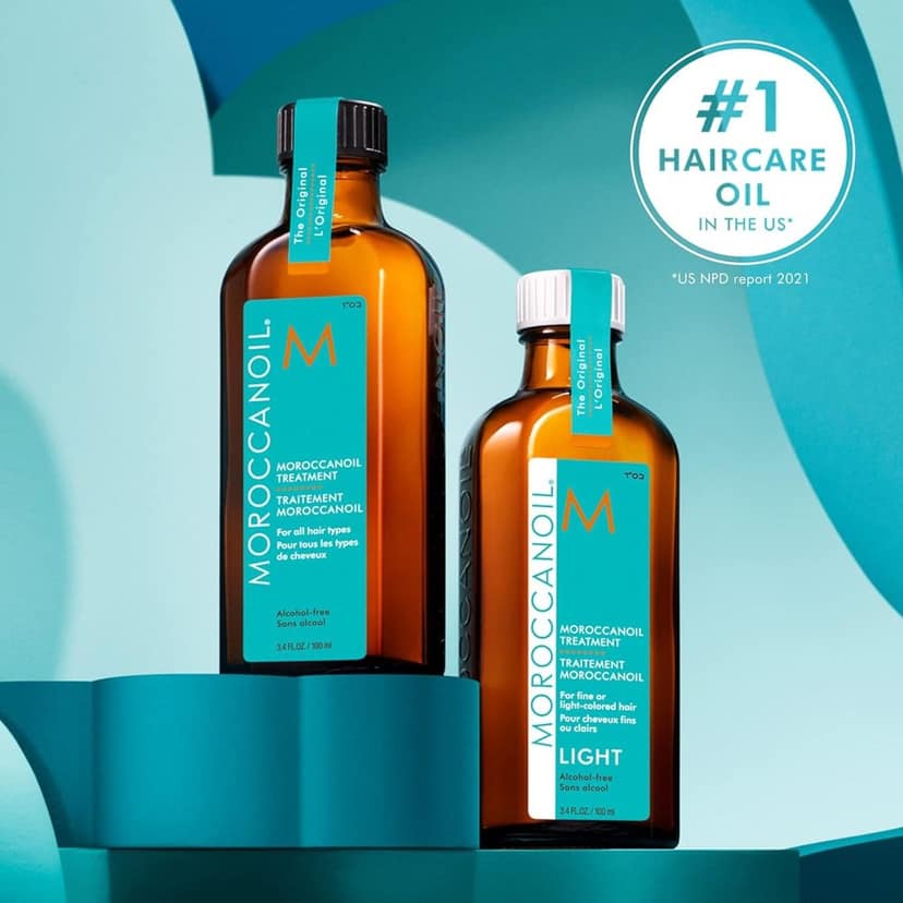 Moroccanoil Treatment Light 100ml – Lightweight Argan Oil Hair Treatment for Smooth, Shiny & Manageable Hair view 2
