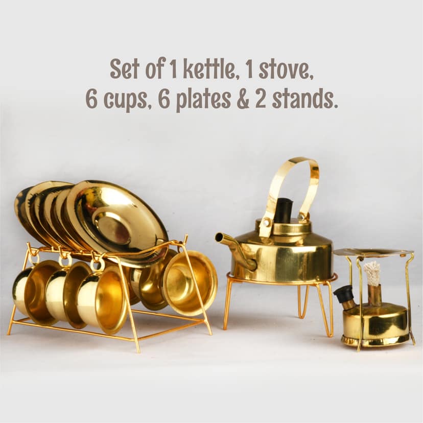 Toy Antiqua Tea Set Big Premium Handcrafted Toy view 2
