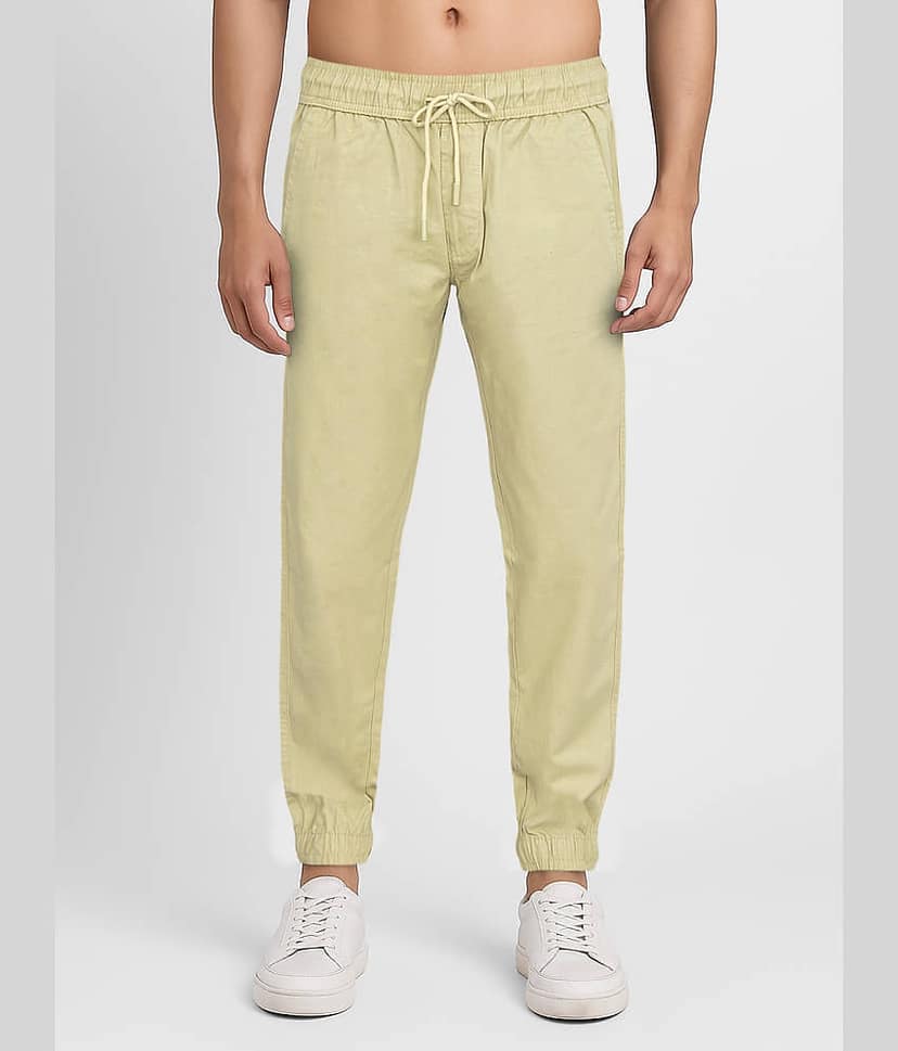 plounge Regular Men's Joggers - Beige ( Pack of 1 )