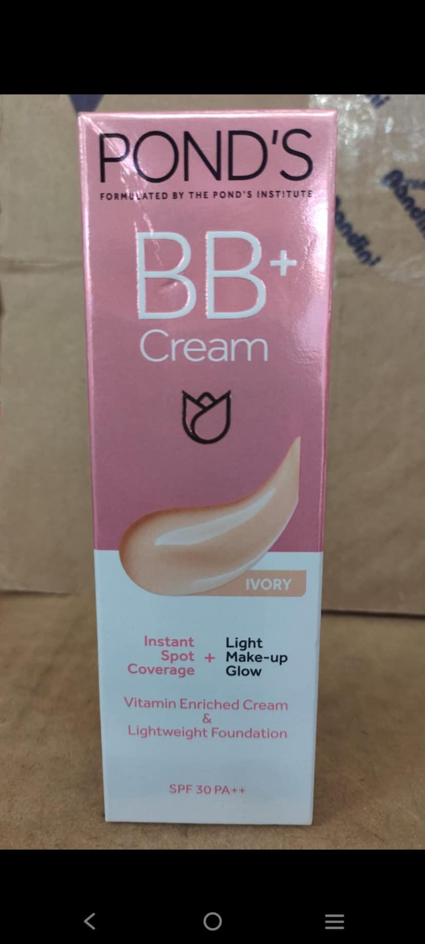 Ponds BB + cream ivory