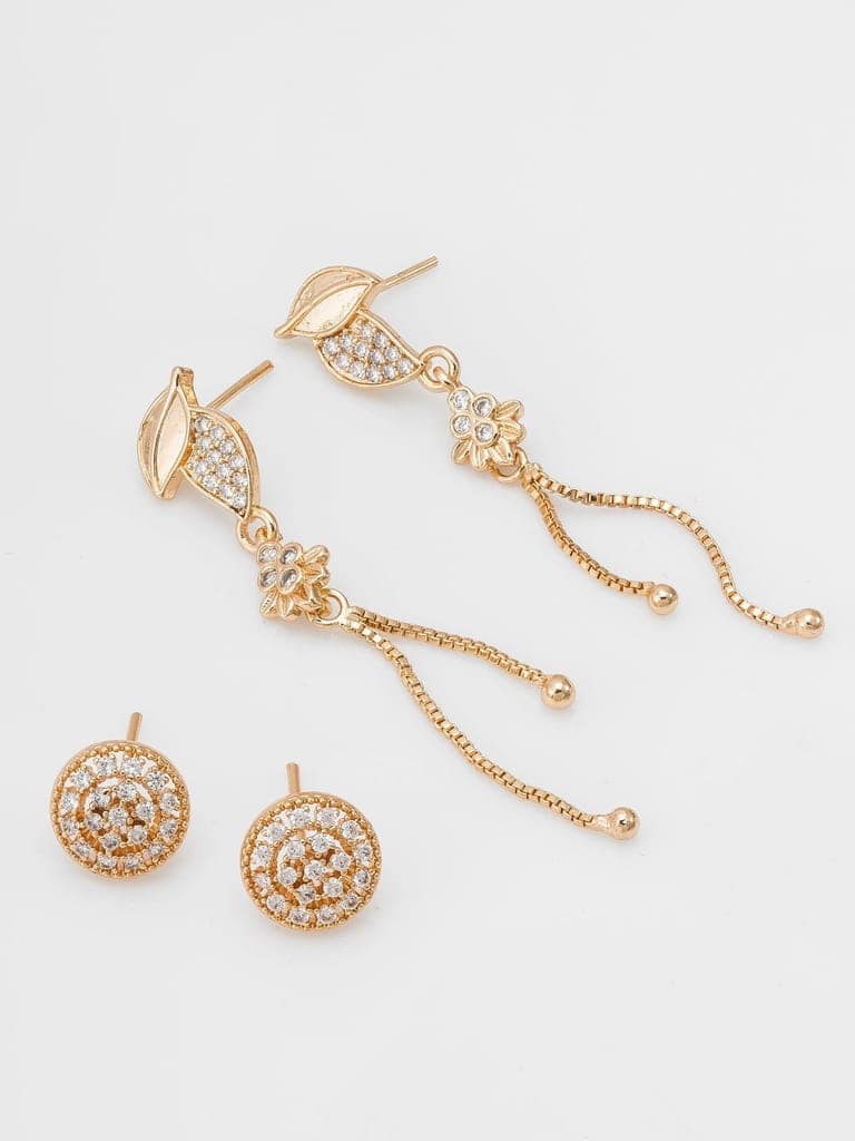 Morison Golden Disc Earrings Modern Minimalism with a Bold Look view 2