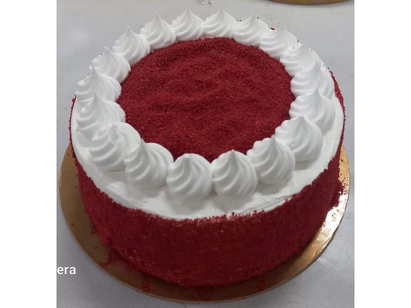 Monginis Red Velvet Designer Cake - Eggless
