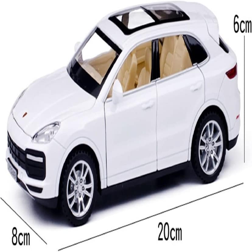 KTRS ENTERPRISE 1:32 Diecast Porsche-Cayenne Turbo Car Model Toy Vehicle Alloy Pull Back Sound Light Sports Car Toys for Children Kids Gifts view 2