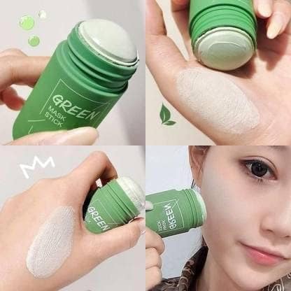 Elecsera Green Tea/Eggplant Purifying Clay Stick Mask with Gel salicylic Ultra Cleansing Ice Cream Mask For All Skin Types Men Women (160 g) view 2
