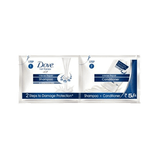 Dove Hair Shampoo & Conditioner Intense Repair Rs.5/-