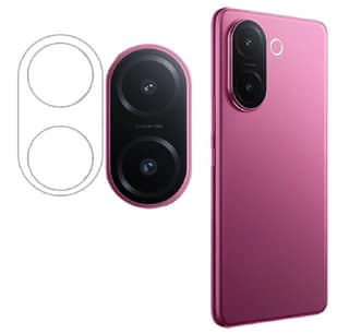 ISAAK Back Camera Lens Protector compatible for Vivo V60e 5G (Pack of 1)
