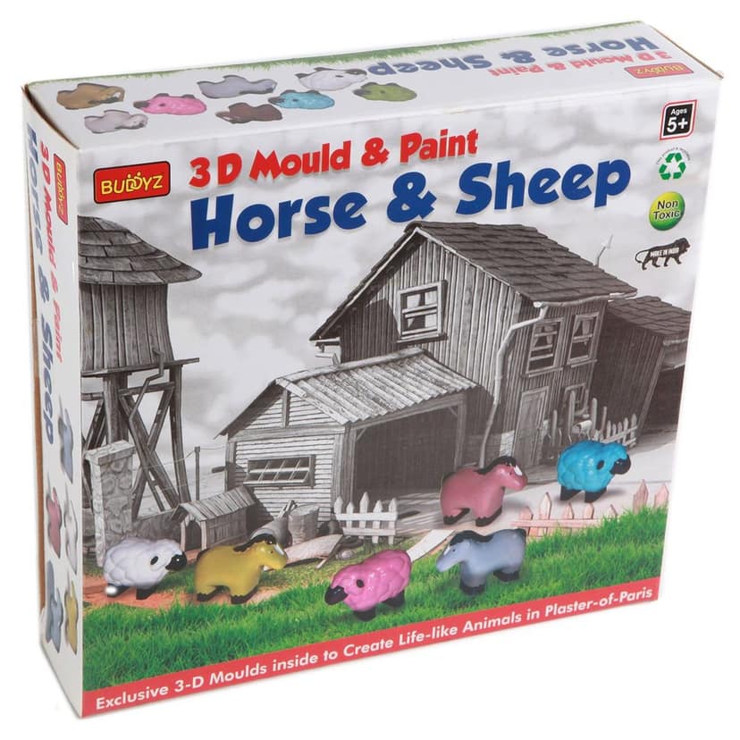 3D Mould & Paint- Horse & Sheep view 2