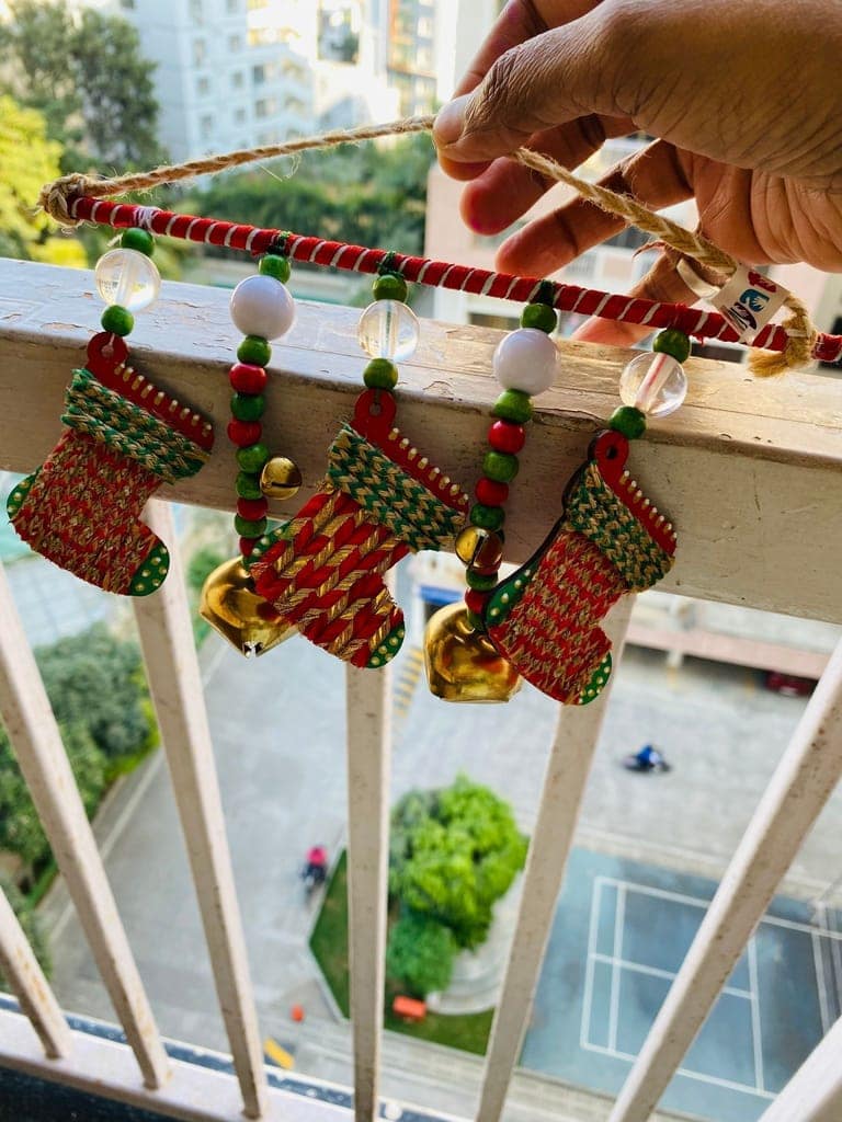 XMas special hangings - cute stockings - for door or wall view 2