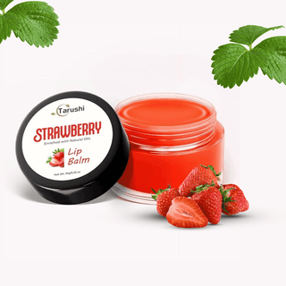 Tarushi Formulations Herbal Lip Balm - Natural Oils - Moisturizing and Hydrating - For Dry, Chapped Lips - 10g/0.35oz