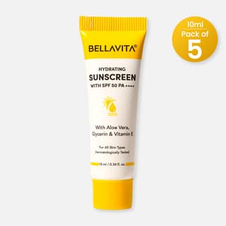 Mini Travel-Ready Hydrating Sunscreen - 10ml | Pack of 5